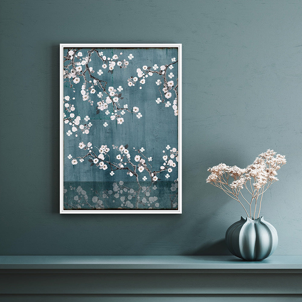 Blue Sakura Painting