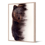 Tableau format portrait — modèle Ours Brun