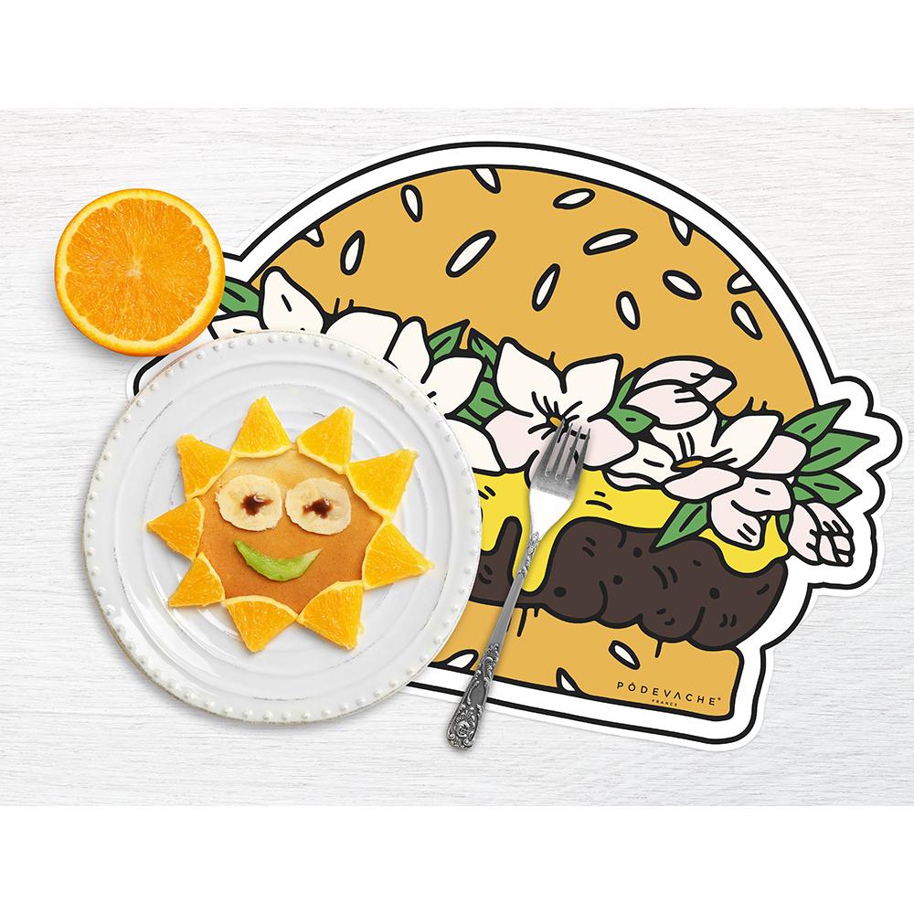 Flowerburger vinyl placemat - Kids