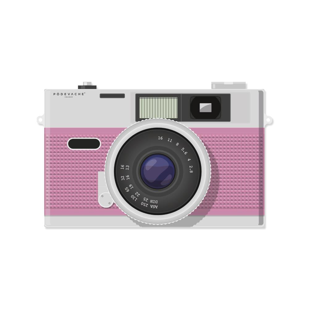 Camera Pink Vinyl Placemat - Kids