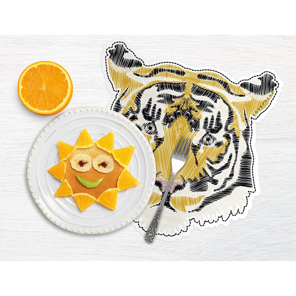 Tiger vinyl placemat - Kids