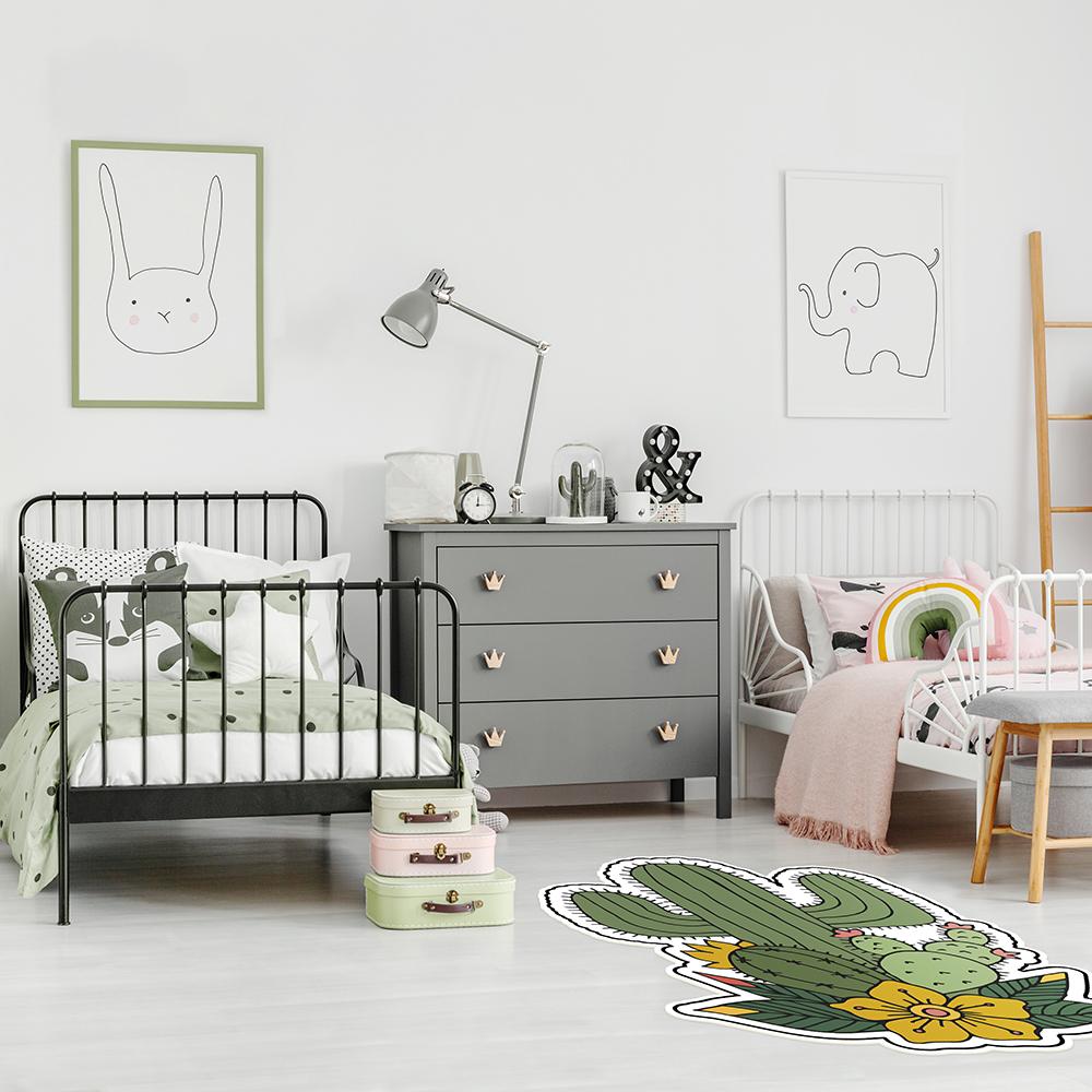 Cactus vinyl rug - Kids