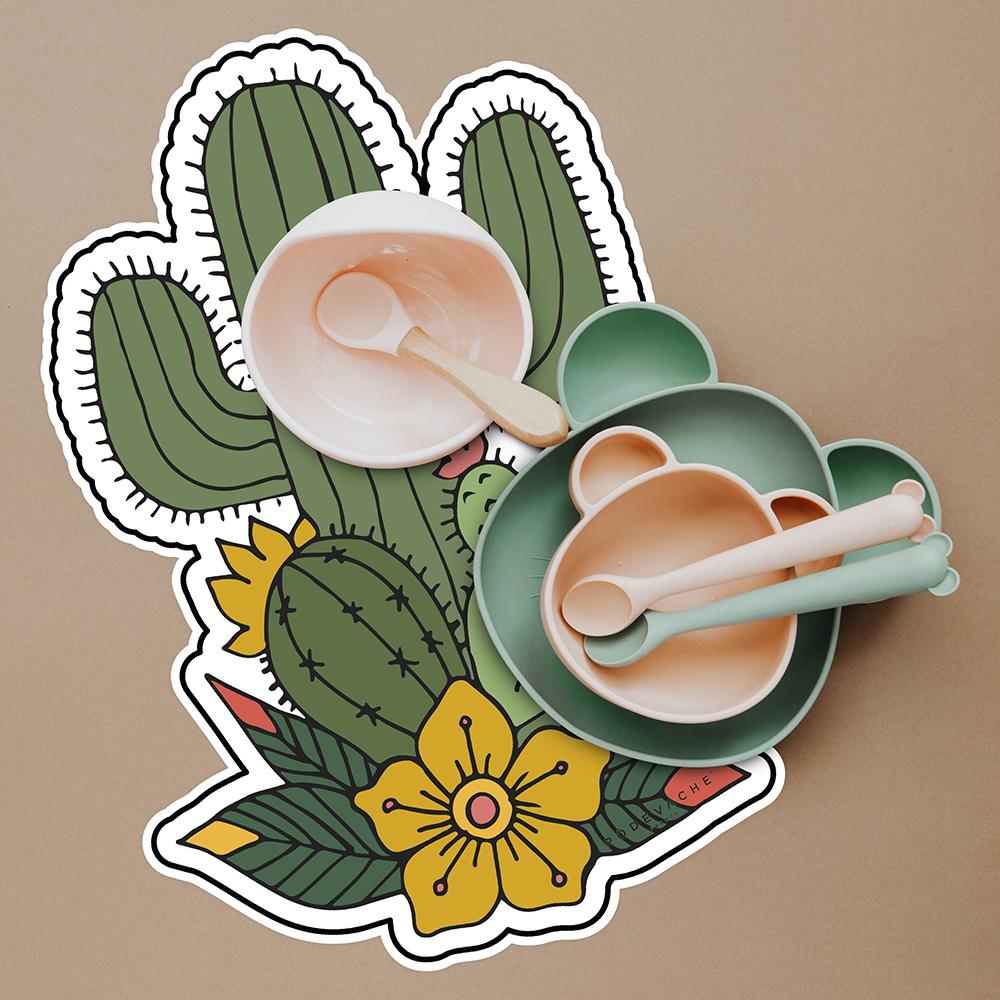 Cactus vinyl placemat - Kids