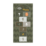 Tapis vinyle en vinyle rectangulaire — modèle Marelle - Enfants