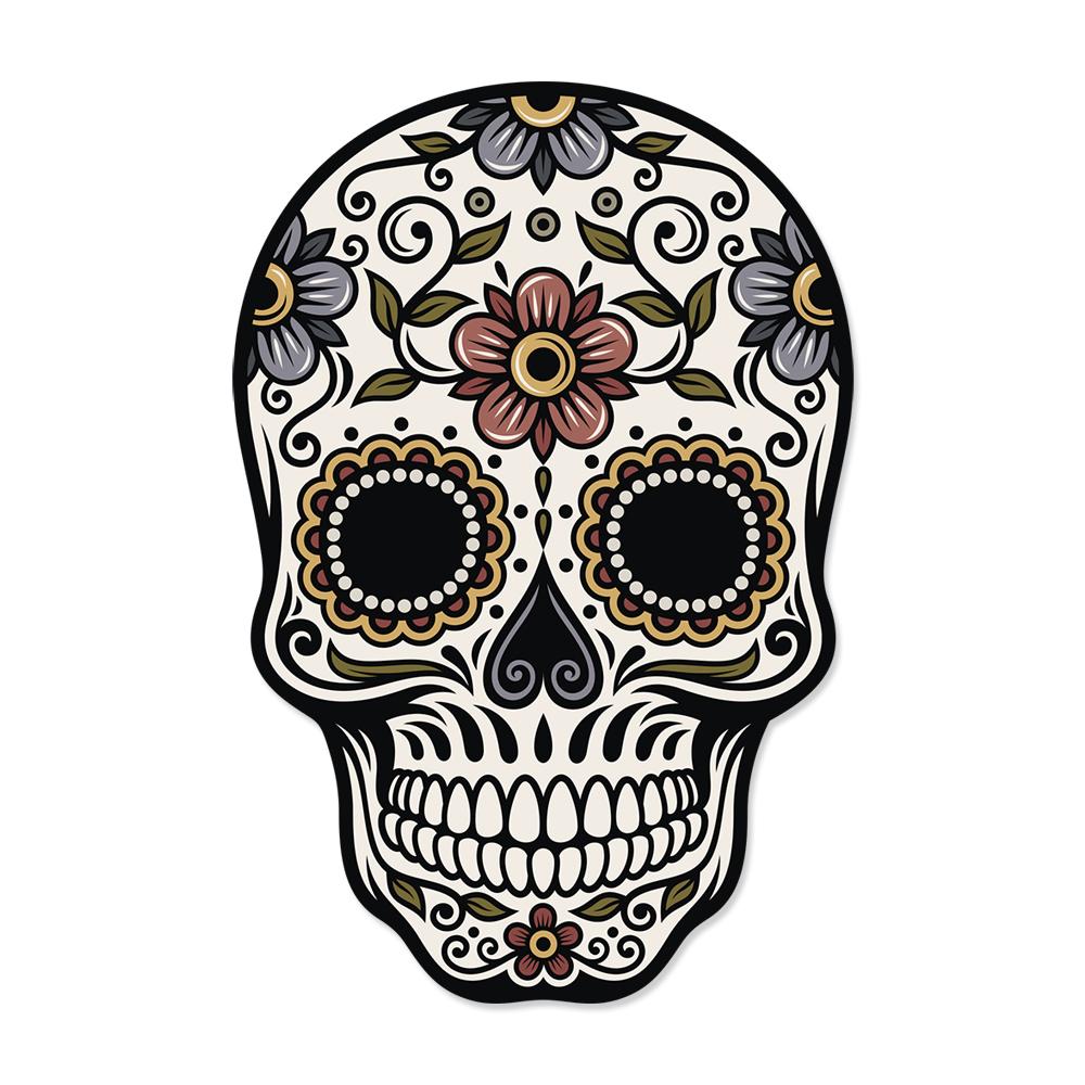 Calavera vinyl rug